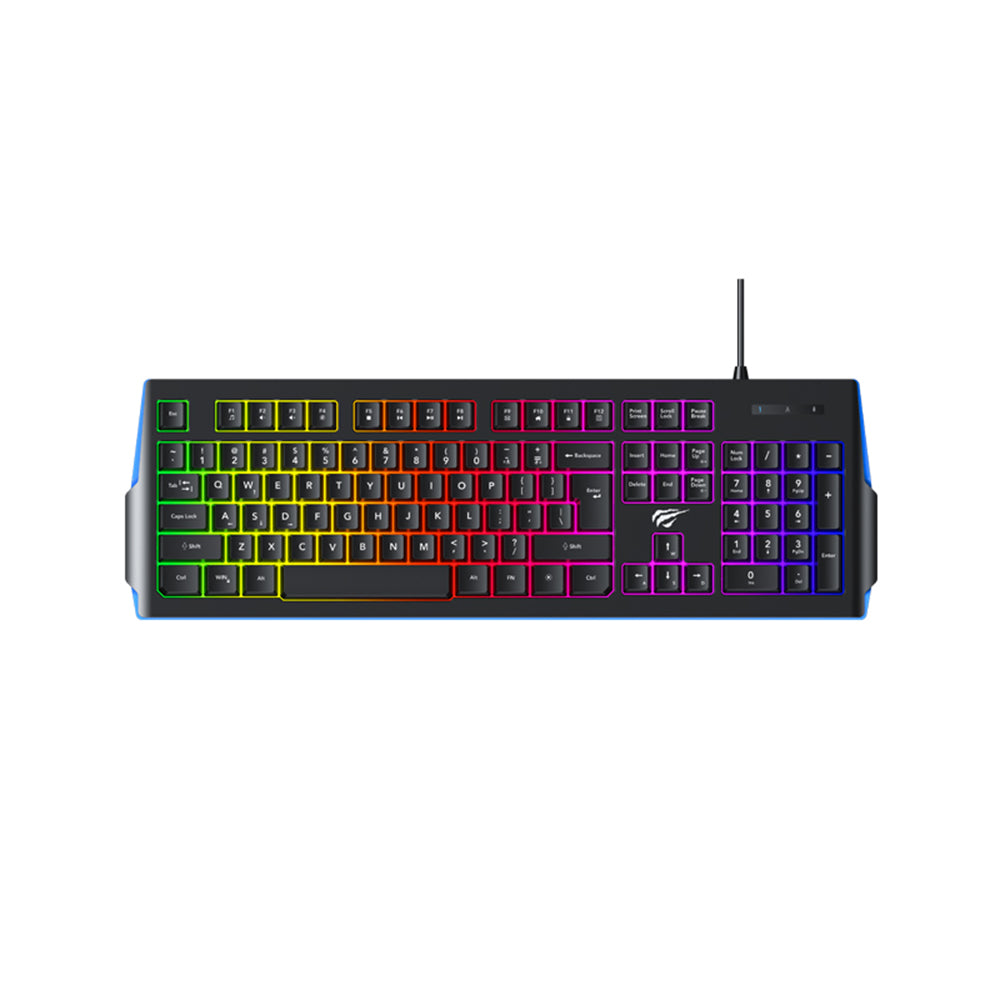 HAVIT KB866L Gaming Keyboard, RGB, 1.4m, Black Red