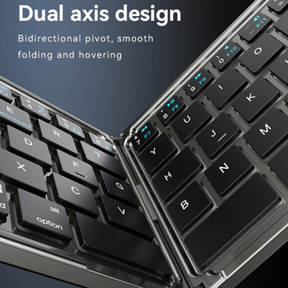 Yesido KB27 Foldable Bluetooth Keyboard, Black