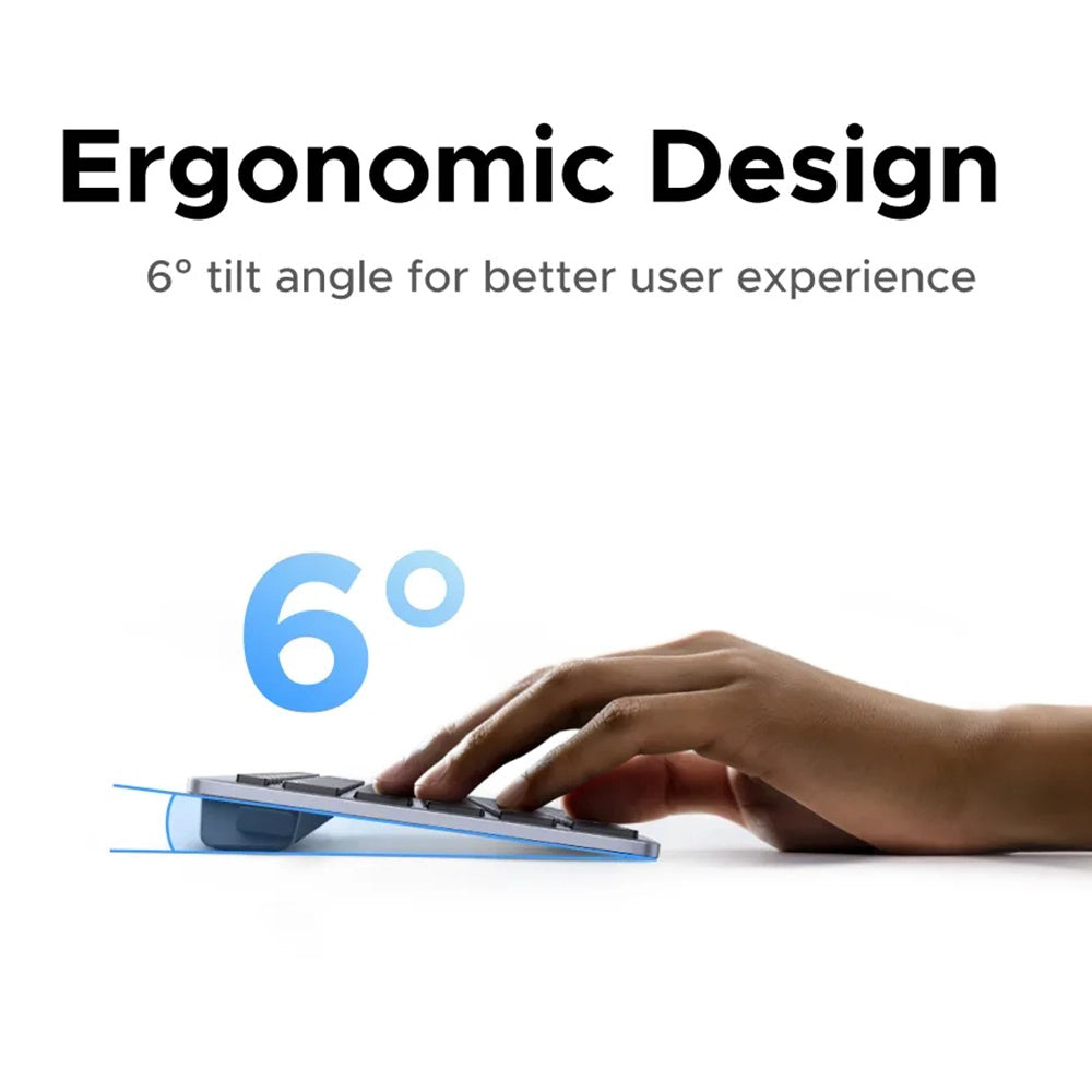 UGREEN K552 Wireless Keyboard (75163), BT / Wi-Fi, Black