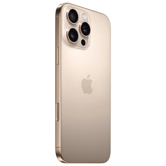 Apple iPhone 16 Pro Max Mobile Phone, 256GB, Titanium Desert Sand MYWX3ZD/A