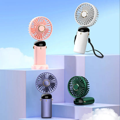Techsuit N15 Portable Fan, Pink