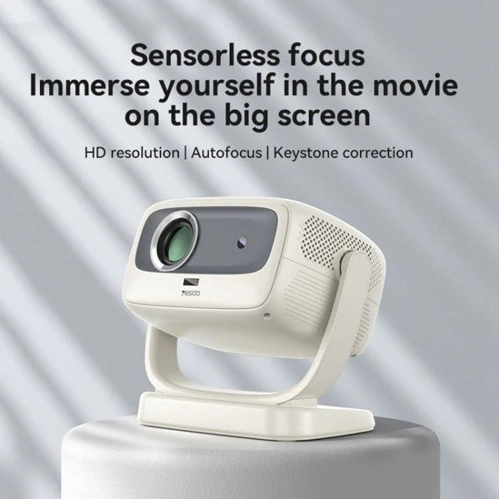 Yesido TV13 Projector, 720P, 190ANSI, White
